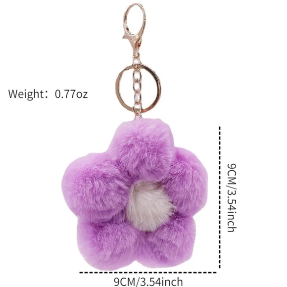 Spring flower power keychain - Picture 4 of 6